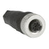 XZCC12FDM40B Female Connector, Straight, M12, 4 Pins, PG 7 Cable Gland