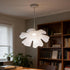 Ioensy 35cm Minimalist Table Pendant Lamp, Floral Design, PVC Flower