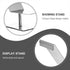 Cabilock Stainless Steel Shoe Display Stand for High Heels Mirror Finish Desktop Shoe Rack Holder for Womens Pumps