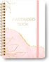 Password Book with Alphabetical Tabs - Spiral Notebook for Internet & Computer Login, Recording Usernames, Passwords,