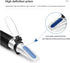 VGVGV 1-1.4 Brix Refractometer, New Handheld Glycol Refractometer Car Antifreeze Battery Acid Engine Coolant Tester