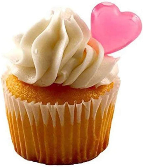 AQSXO 4ml Clear Heart Shape Liquid Dropper, Pasteur Pipette for Cupcake, Chocolate, Birthday Party Decoration, 100pcs