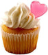 AQSXO 4ml Clear Heart Shape Liquid Dropper, Pasteur Pipette for Cupcake, Chocolate, Birthday Party Decoration, 100pcs