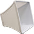 6 Inch Upgradelights Eggshell Silk Square Bell Clip On Chandelier Lamp Shade