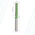 Aopin Router Bit, 1/4" Cutting Dia, 6mm Shank Dia, Double Flute Straight Bit for Woodworking, 4Pcs