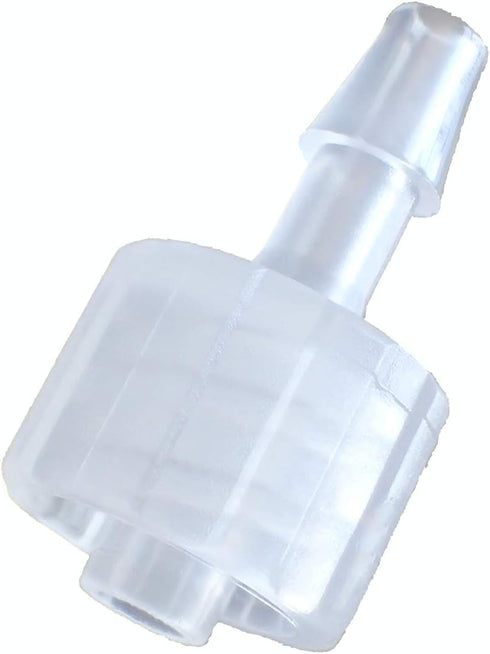 BleedZone Male Luer Lock Connector, 1/8" Hose Barb Fittings, PP Polypropylene Hose Adapter for Laboratory Equipment