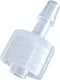 BleedZone Male Luer Lock Connector, 1/8" Hose Barb Fittings, PP Polypropylene Hose Adapter for Laboratory Equipment
