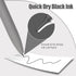 Retractable Black Ink Pens, Cute Gel Click Pens with No Smear & Bleed, Smooth Note Taking Journaling Pens (12 Count)