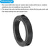 MECCANIXITY Shaft Collar 2 Inch Bore Carbon Steel Set Screw Style Clamping Collars Black 2 Pcs