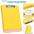 Hongri Plastic Clipboard with Storage, Folder Nursing Clipboard Side Opening, Heavy Duty Clips, Slim Clipboard Storage Box, Light Weight, Smooth Writing for Work, Size 14 x 9.6 x 1.2 Inches(Yellow) by Hongri