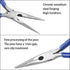 Long Nose Plier and Circlip Plier Set, HANDSKIT Micro Wire Cutter for Electronics and Jewelry Repair