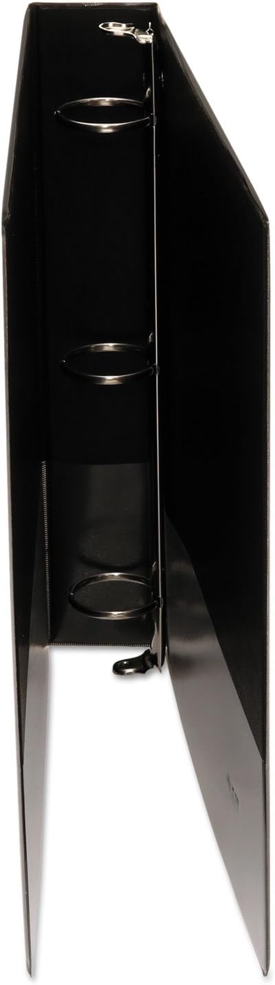 Universal 20971 Economy Round Ring View Binder, 1-1/2-Inch Capacity, Black