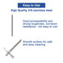 ONiLAB 18204530 316L Stainless Steel 4 Bladed Propeller Stirrer, 50 mm Stirrer Diameter, 250 mm Shaft Length