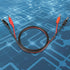 ASHATA Banana Plug to Clip Test Output Cable, 30V 5A for Adjustable DC Regulated Power Supply