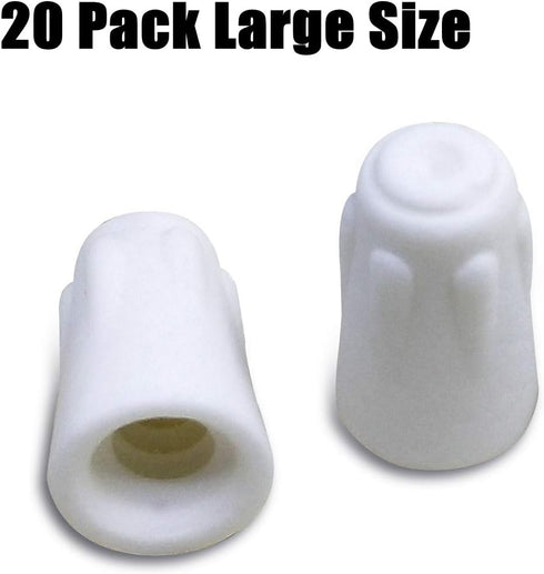 20 Pack Large Ceramic Wire Connector - High Heat Splicing Porcelain Connector 18-8AWG (01)