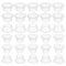 uxcell 60pcs Faucet Leak-Proof Sealing Gasket, Silicone Raw Material Belt Hose Washer for Faucet Triangle Valve