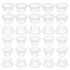 uxcell 60pcs Faucet Leak-Proof Sealing Gasket, Silicone Raw Material Belt Hose Washer for Faucet Triangle Valve