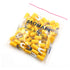 Baomain Insulated Fork Spade Wire Connector, Electrical Crimp Terminal SV5.5-4, 12-10 AWG (200PCS)