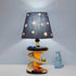 HERBESTBAY Table Lamp, Adorable 14 Inch Racing Road Style Kids Desk Lamp, Car
