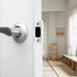 2 Pack Door Strike Plates, Large Hole with 4 Screws for Interior Doors, Round Corner Door Lock Replacement Parts
