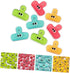 BESTOYARD Small Eye Clip, 8pcs, Cute Binder Folder Decorative Binder Food Sealing Clips, Creative Binder Clips