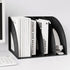 SAYEEC File Holder Storage Folder, 4 Compartment Standing Desktop Organizer for Office School Supplies