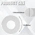 Backer Rod 1/4 Inch, EPDM Rubber Foam Caulk Saver 16.4' White Weather Strip Seal for Concrete Joints, Wall Cracks, Driveway and Joint Fillers.