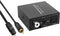 Optical to Coaxial Digital Audio Converter Adapter, Bi-Directional Coaxial to/from SPDIF Optical Audio Signal Converter