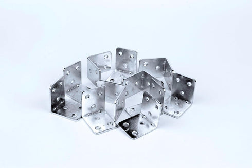 20 Pack Sets 1.4" 1.2" 90 L Bracket Corner Brace Metal x - L Brackets for Shelves - L Metal Connector - Stainless Steel
