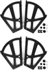4 4Pcs Set Cerniere Scarpiera,Cabinet Hinges Shoes Single Layer Parts Frames Replacement Metal fixings Two Layers Shelf
