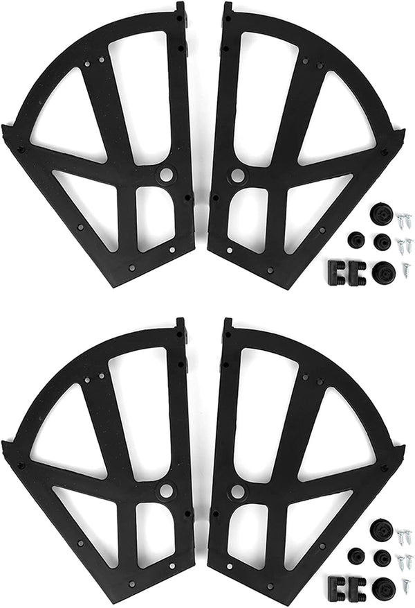 Shoes Cabinet, 4Pcs Set Shoes Turing Rack, ABS Drawer Hinges Cabinet Plate