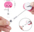 WILLBOND Cute Felt Nurse Badge Reel, 3 Pieces ID Alligator Clip for Doctor, Teacher, RN, CNA, LPN, LVN, Medical Worker