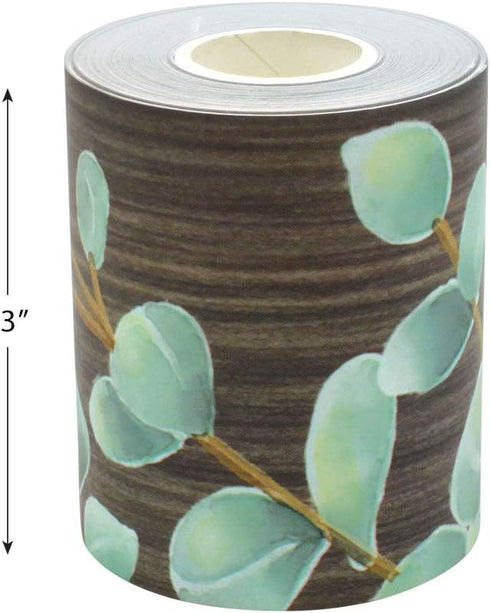Teacher Created Resources Eucalyptus Straight Rolled Border Trim - 50ft for Bulletin Boards and Decor