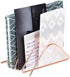 U Brands Copper/Rose Gold Wire Metal Desktop Letter Sorter