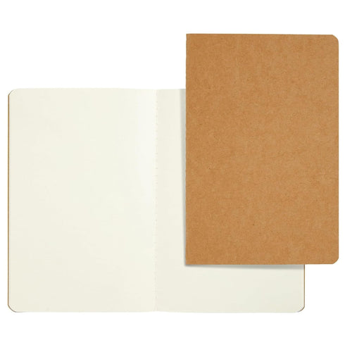 Paper Junkie 24 Pack Blank Journals for Kids, Bulk Sketchbooks for Students, A5 Kraft Paper Notebooks