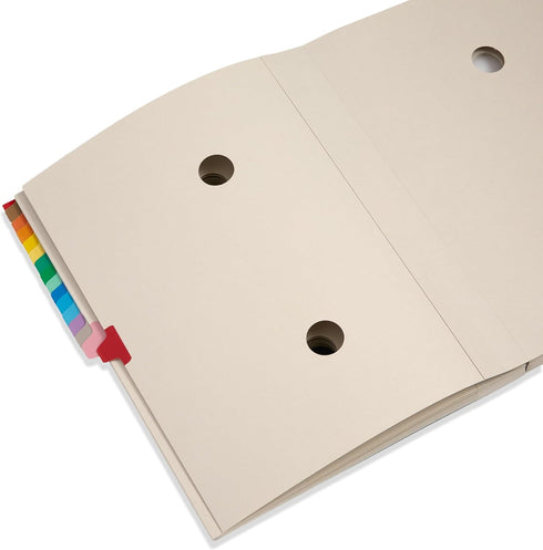 Blue Summit Expanding Desk File - Letter Size, 31 Dividers for Daily Organization, 25PT Blue Pressboard