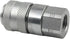 PD242 Series PD Steel Test Port Quick Coupler with Female Pipe Thread, 1/8" Body Size, 1.98" Length