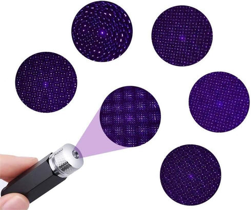 Car Roof Star Night Lights Mini LED Projection Lamp, USB Star Projector Night Light for Wedding, Ceiling, Bedroom, Party