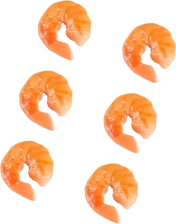 Kangnice Highly Detailed Polystyrene Shrimp Stay for Restaurant Presentation Food Formatting and Gastronomic