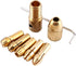 Mesee 3 Sets 0.5-3mm Brass Drill Chuck, Small Electric Drill Bit Collet Set with Allen Wrench