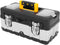 TEHAUX Stainless Steel Tool Storage Case Dual-Layer Design Portable Toolbox for Mechanics