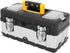 TEHAUX Stainless Steel Tool Storage Case Dual-Layer Design Portable Toolbox for Mechanics
