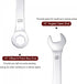 uxcell Thin Combination Wrench, 2 Pcs Metric Mirror-Chrome Plated High Carbon Steel for Household Repairs