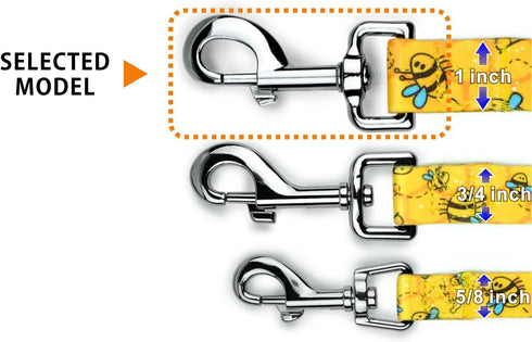 Garwor 1 Inch Heavy Duty Chrome Swivel Snap Hooks - Trigger Snaps for Dog Leash Hook, Key Chain, 4 Pcs