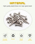 ALLWIN 28 Set M6x20/40/60/80mm M6x12mm Crib Screws Bolts Hardware Replacement Kit, Hex Bolts & Barrel Nuts with Wrench