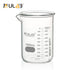 ULAB Heavy Duty Glass Beakers, 2pcs 1000ml (33.8oz) Borosilicate 3.3 Glass, Thick Wall with Double Scale