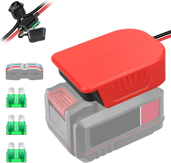 TPDL Power Wheel DIY Adapter for Bauer 20V Battery Dock Power Connector for