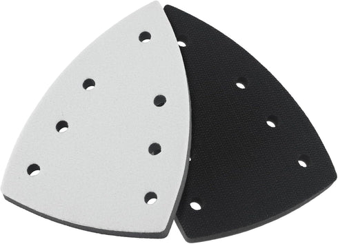 AureateLiving Triangle Sanding Pad 100X150mm With 7 Holes, EVA Backing Pad For Triangular