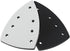 AureateLiving Triangle Sanding Pad 100X150mm With 7 Holes, EVA Backing Pad For Triangular