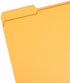Smead File Folder, Goldenrod, Letter Size, Reinforced 1/3-Cut Tab, 100 per Box (12234)